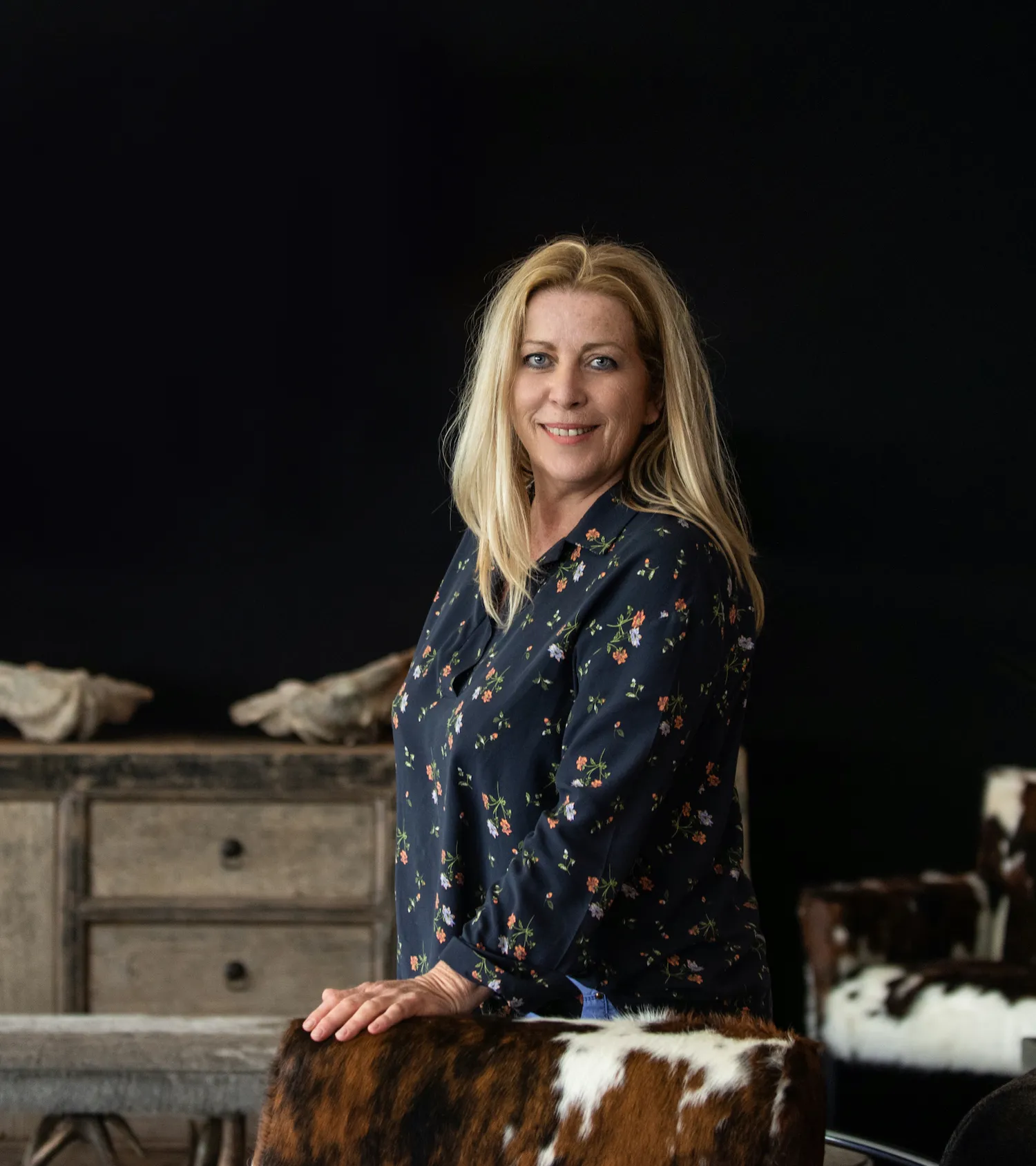 Ria Kerstens in haar praktijk